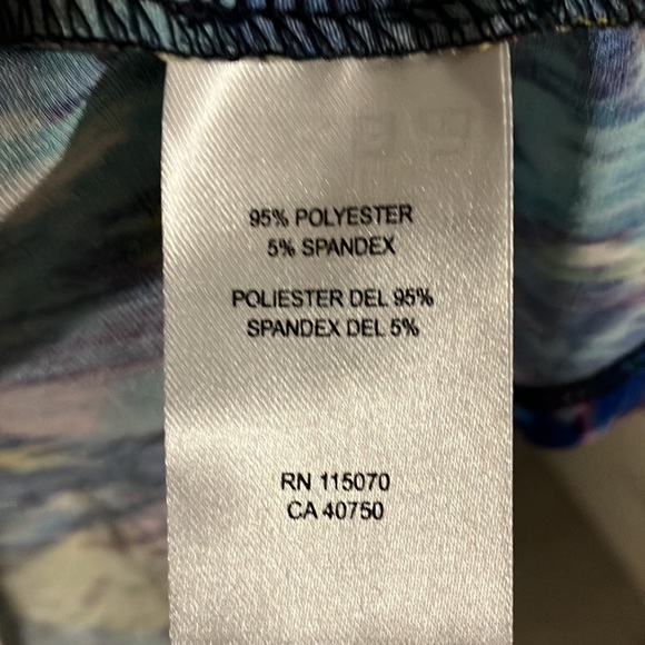 NINA LEONARD Tunic Shark bite MULTI Colour XL BNWT - Picture 6 of 8